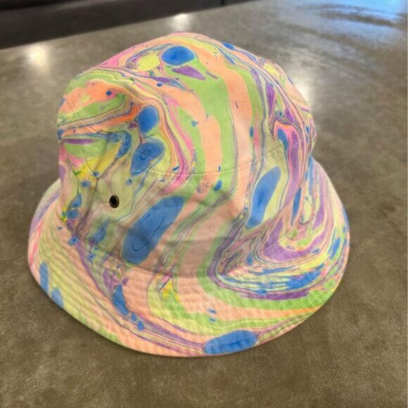 Unisex tie dye bucket hat cotton Excellent condition
